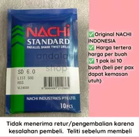 Mata bor besi 6.0mm Nachi / mata bor besi nachi / mata bor 6mm murah