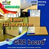 GRC BOARD 4 mm / PAPAN GRC 122 CM x 244 CM / PAPAN SEMEN