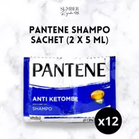 Pantene Shampo Anti Ketombe Renceng isi 12 Sachet 2x5 mL