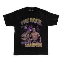 Kaos The Rock Dwayne Johnson WWF WWE Vintage Booteg T Shirt