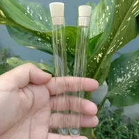 Tabung Reaksi Kaca 25 ML Tutup kayu / Test Tube / Souvenir