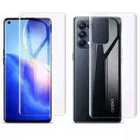 OPPO FIND X FIND X5 PRO ANTI GORES JELLY HYDROGEL DEPAN BELAKANG CLEAR
