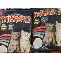 Pasir Takashi 10L 10 Liter Gumpal Wangi Aroma-Pasir Kucing Anjing
