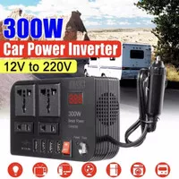 Car Power Inverter 300Watt E8982 - 4 Power 4 USB 4.1A & Soket Lighter