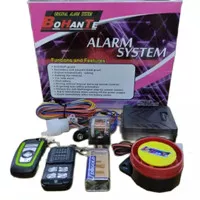 ALARM BOHANTE PINK KOMPLIT REMOTE BHT B-008 ANTI MALING STARTER MOTOR