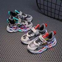 Sepatu Sneakers LED Anak Laki-laki Import Motif ULTRAMAN Tsh