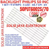 BACKLIGHT TV LED PHILIPS 50 INC 50PUT6002 50PUT6002S LAMPU BL 6V 5K