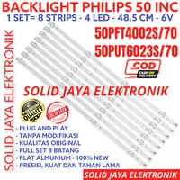 BACKLIGHT TV LED PHILIPS 50 INC 50PFT4002S 50PUT6002S 50PFT LAMPU BL