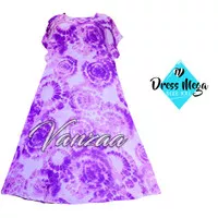 Dress Mega DAster payung Bali Super jumbo XXL Motif smoke air Lavender