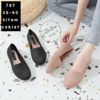 Sepatu Wanita Jelly Import Flat Shoes / Flatshoes Jelly Karet Murah