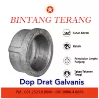 Dop Galvanis 2" / Tutup Drat Dalam Besi / Cap Galvanis 2" inch