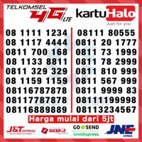 Nomor cantik kartu halo 11 digit koleksi