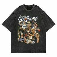 Kaos jason williams|stone wash|oversized t-shirt|basket NBA|Vintage