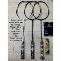 Raket Badminton POWER MAX POWER SHOT 700 super control kuat 32lbs ORI