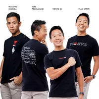 Tiento Tshirt Baju Kaos Kasual Olahraga T-Shirt Indonesia Wayang