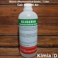 Gliserin 1 Liter - Sabun - Hand Sanitizer - Pelembab Kulit - Kulit