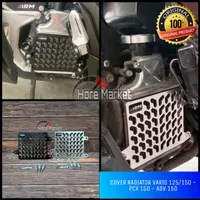 TUTUP COVER RADIATOR VARIO 125 150 LED NEW PCX 150 ADV 150 ARM CNC