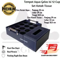 Keranjang Minuman Cup Isi 12 Set Tempat Tisu Keranjang Air Mineral