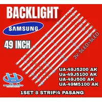 LAMPU BL BACKLIGHT LED TV SAMSUNG 49 INCH UA49J5200AK UA 49J5200 AK