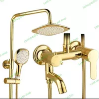 Tiang shower Gold/shower tiang gold/ shower column set gold minimalis