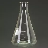 Iwaki/ Erlenmeyer Flask/Labu erlenmeyer 1000 ml / 1 Liter