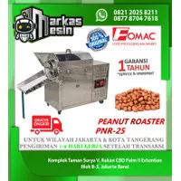 Mesin Sangrai Kacang Peanut Roaster PNR-25 FOMAC