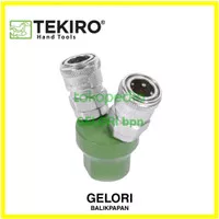 TEKIRO Air Quick Coupler 2way Adaptor Coupler Cabang 2