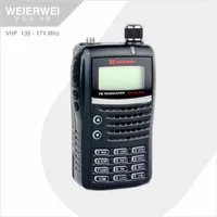 HT Werwei Vev V8 Plus V8+ Walkie Talkie Single Band VHF 136 - 174 Mhz