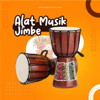 Jimbe / Alat Musik Jimbe / Alat Musik Tradisional / Jimbe uk. 25 cm