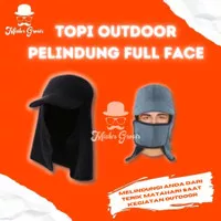 Topi Masker Mancing Jepang Outdoor Penutup Wajah Kepala Full Face