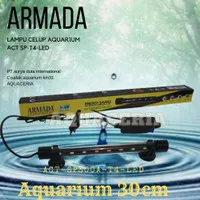 lampu celup aquarium lampu led aquarium 30cm tombol ON / OFF