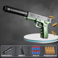 Mainan Edukasi Anak Pistol Tembakan Soft Bullet / Manual Sniper Gun