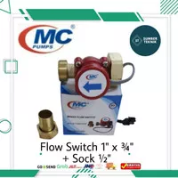 Flow Switch 1 x 3/4 x 1/2 Otomatis Pompa Air Dorong Booster Pump MC