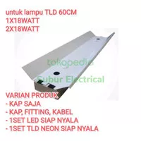 kap lampu TKO 1X18/2X18 60CM kap lampu TLD TKO kosongan/komplit