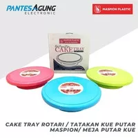 CAKE TRAY ROTARI / TATAKAN KUE PUTAR MASPION/ MEJA PUTAR KUE