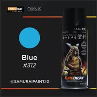 SAMURAI PAINT #312 BLUE CAT SEMPROT SPRAY PILOK WARNA BIRU MUDA