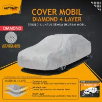Body Cover Sarung Mobil 4 Layer 100% Waterproof Diamond Cover Krisbow