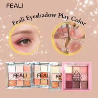 FEALI Eyeshadow Play Color Matte Eyeshadow Palet 9 Warna