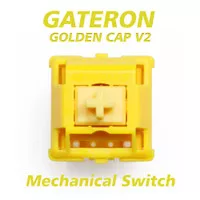 Gateron CAP Golden Yellow v2 Switch (Linear - PCB Mount)