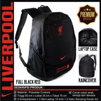 TAS RANSEL BACKPACK PUNGGUNG LIVERPOOL HITAM MERAH