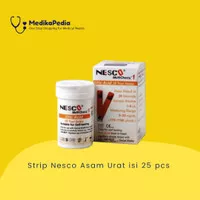 strip nesco asam urat isi 25 / strip nesco gula darah kolesterol