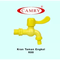 KRAN AIR PLASTIK/PVC TEBAL Merek : Camry Model : Engkol Ukuran : 1/2
