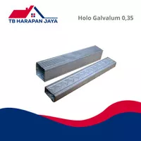 Holo Plafon 4X2 Tebal 0.35mm Galvalum Rangka Plafon Gypsum Antikarat