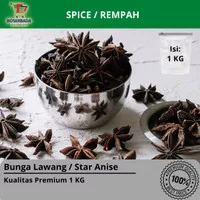 Bunga Lawang / Star Anise 1 KG / Kembang Pekak / Ba Jiao I Premium