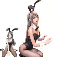 Sexy Bunny Girl Costume Bahan Kulit Latex Cosplay Kelinci Seksi Set