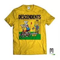 Keep OFF the grass- DESCENDENTS / T shirt band hardcore Punk - Kuning