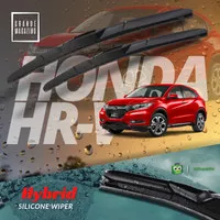 Wiper Frameless Hybrid Honda HRV HR-V Karet Kaca Mobil Silicon