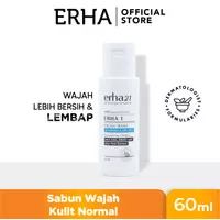 Erha21 Erha 1 Facial Wash for Normal & Dry Skin 60ml - Sabun Muka