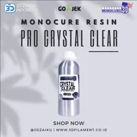 Original Monocure PRO Crystal Clear 3D Printer Resin from Australia