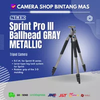 Slik Sprint Pro III Ballhead GM (Gray Metallic) - Travel Tripod Photo